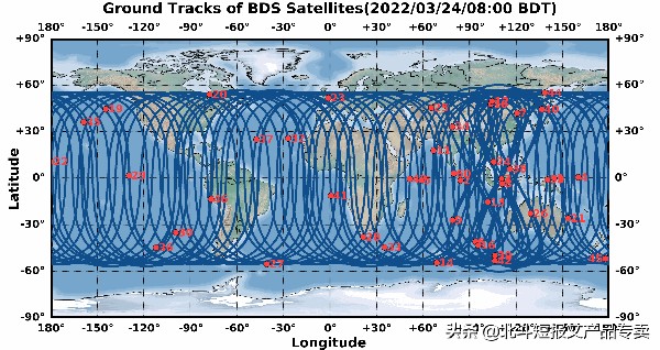 北斗卫星覆盖范围